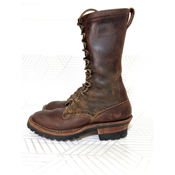 White's Men's size 8 B Hunter Vibram Handmade Spokane Washington Leather Boots - Picture 2 of 16